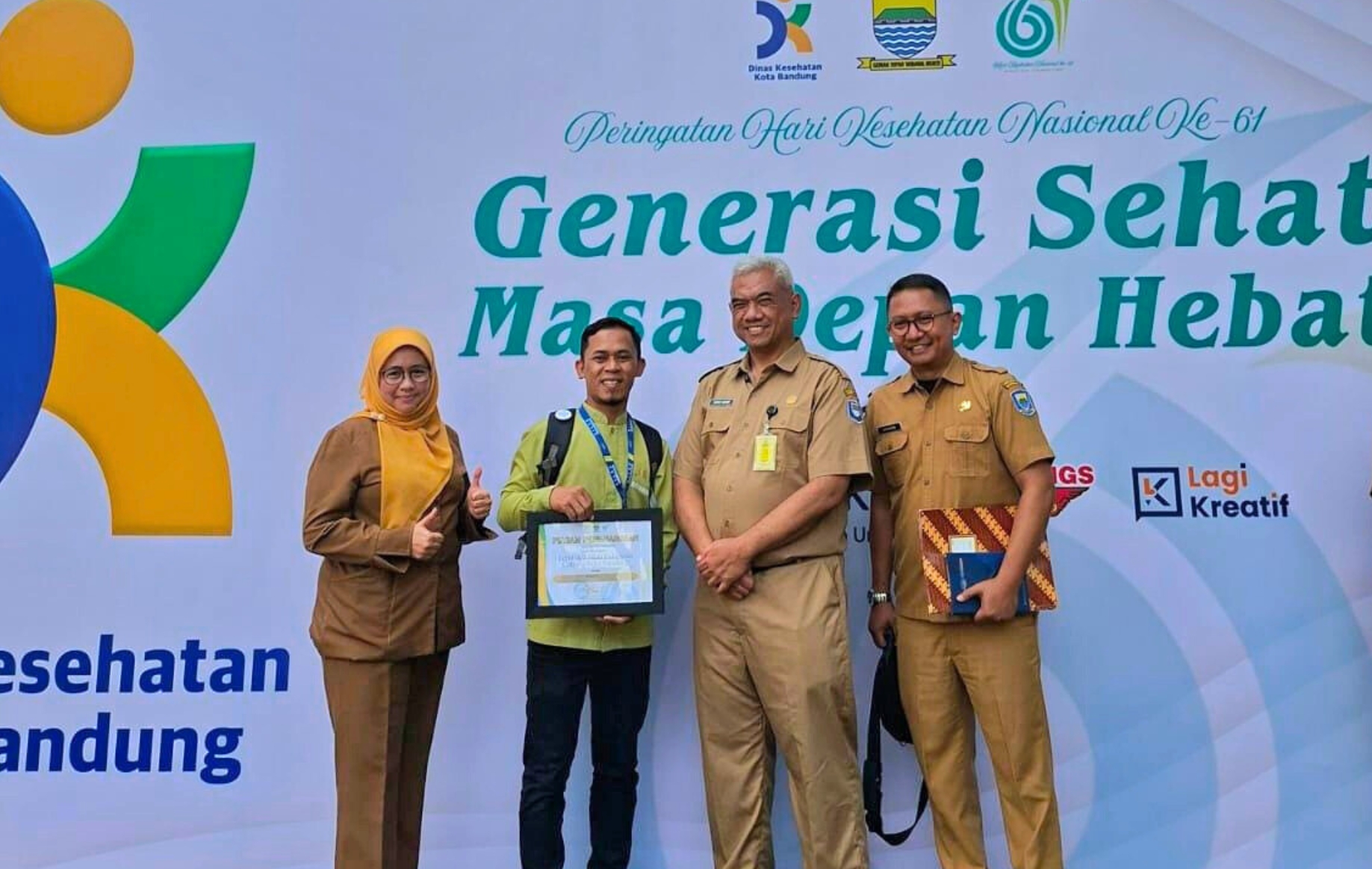 Apresiasi dari Dinkes Bandung untuk Kilau Indonesia