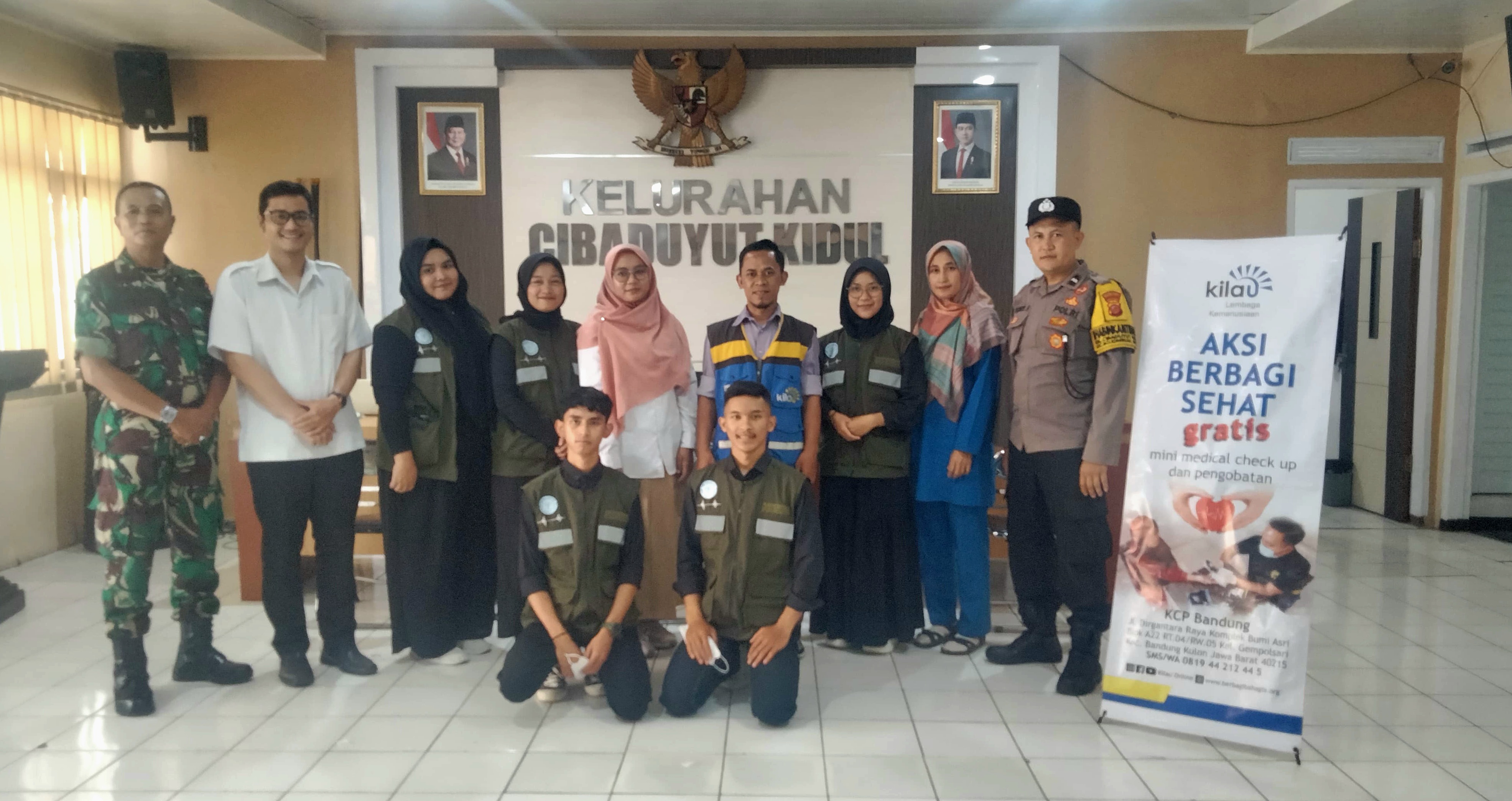 Ada TNI-POLRI, Ikut Pantau Aksi Berbagi Sehat